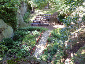 Die Fatima Grotte in Naumburg (Foto: Karl-Franz Thiede)